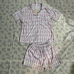 Roller Rabbit Monkey Pajamas Set